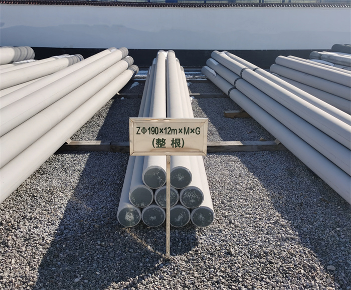 石峰190×12米钢筋混凝土水泥电线杆